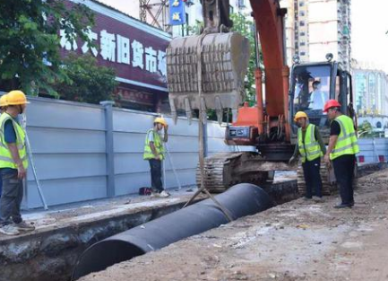 云浮市河濱路供水管改造工程順利通水